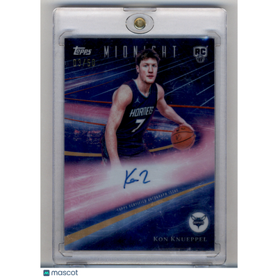 Basketball Topps 2025 Topps Midnight Rookie Horizon Signatures Kon Knueppel #Rhs-Kk /50