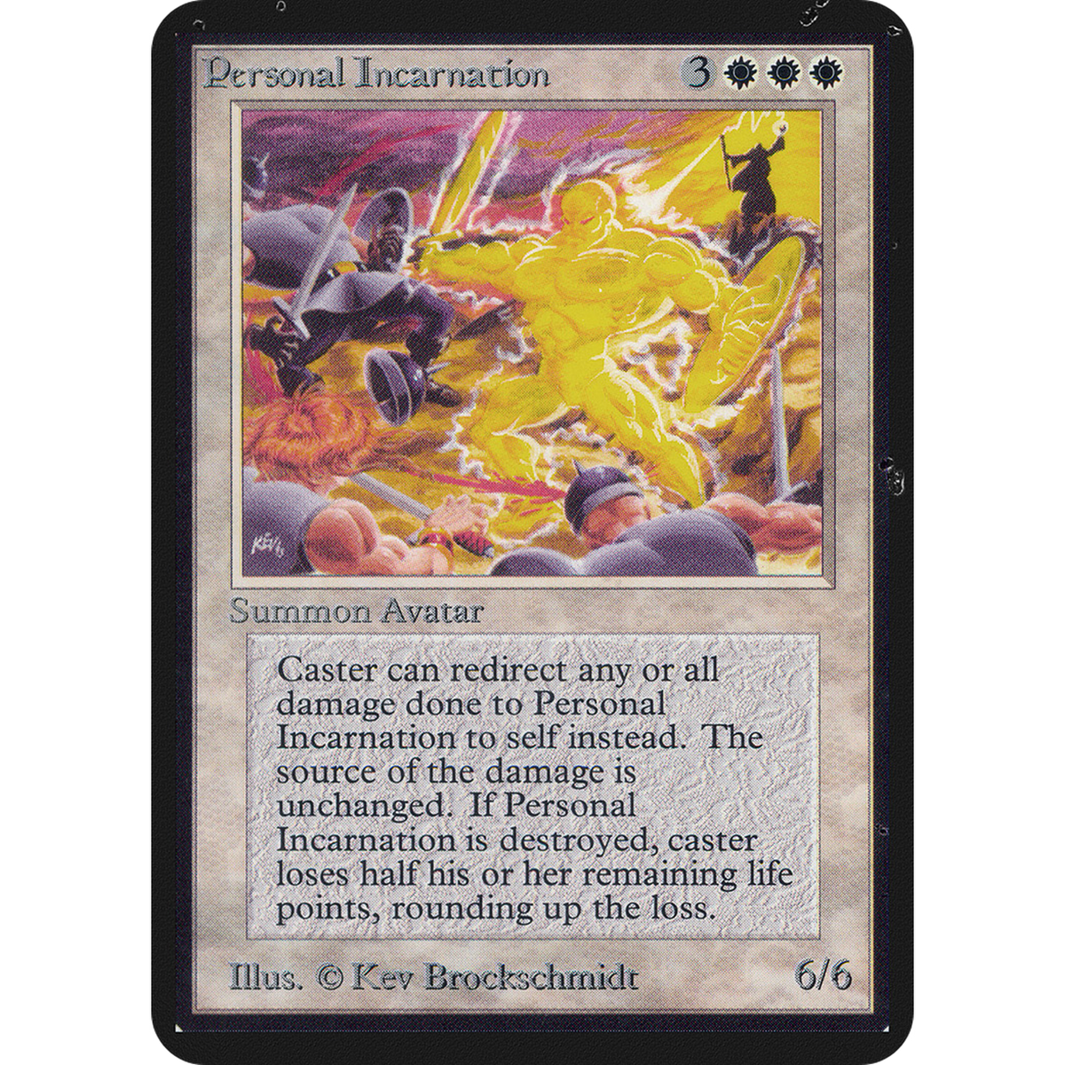 Magic The Gathering Personal Incarnation [Limited Edition Alpha]