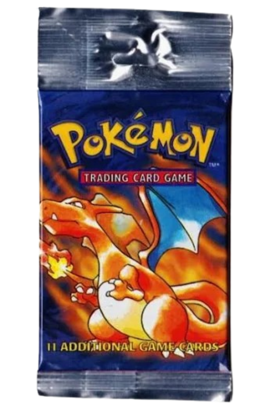 Pokémon Base Set Unlimited Long Crimp Booster Pack