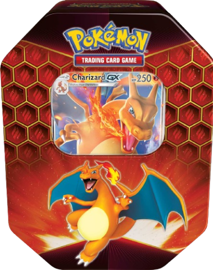 Pokémon Charizard GX Hidden Fates Tin