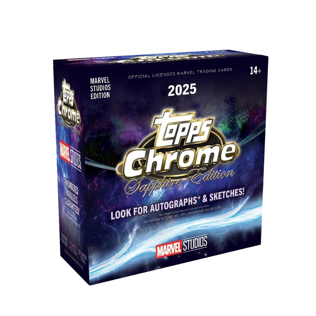 Sports Topps 2025 Topps Chrome Sapphire Edition Marvel Studios Hobby Box