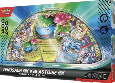 Venusaur Ex & Blastoise Ex Premium Collection