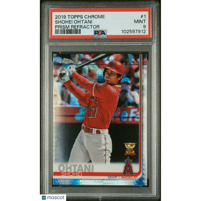 Baseball Topps 2019 Topps Chrome Shohei Ohtani #1 Prism Refractor PSA 9