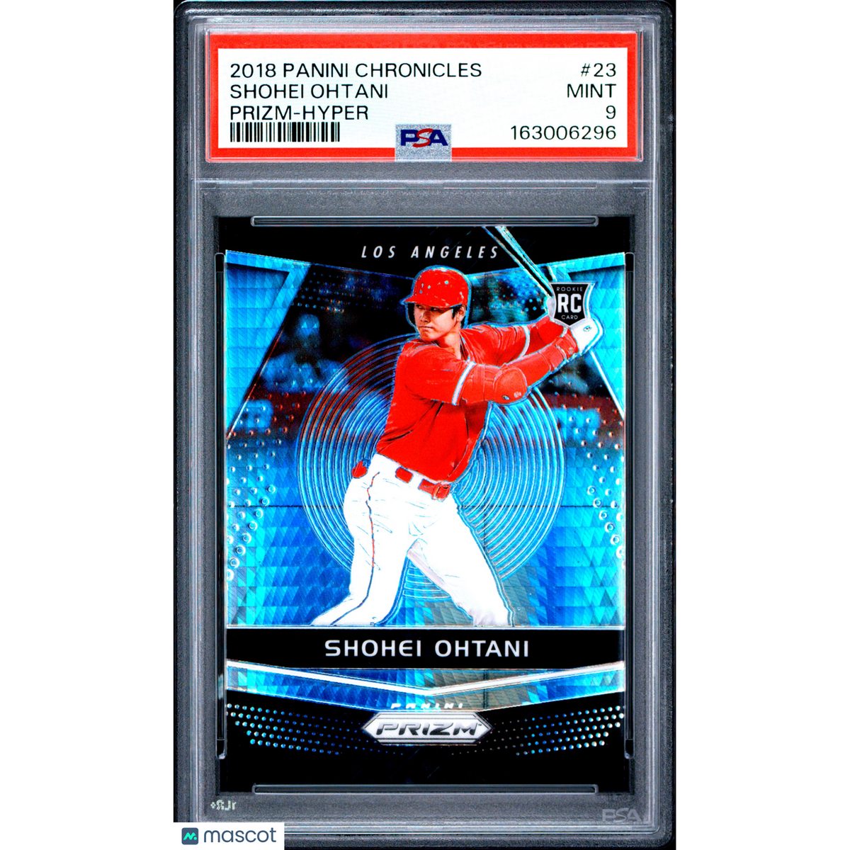 Baseball Panini 2018 Panini Chronicles Prizm Shohei Ohtani #23 Hyper PSA 9