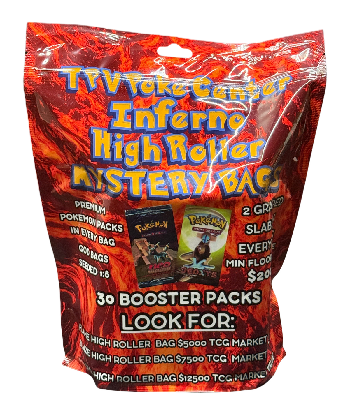 Pokémon Pokemon Tpvpoke Inferno High Roller Mastery Bag - Includes 30 Packs