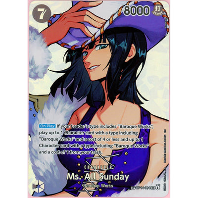 One Piece TCG One Piece Single: Ms. All Sunday Op14-084 Special Rare NM