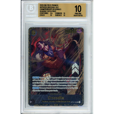 One Piece TCG One Piece Graded: Crocodile Op14-120 Official Event Top Prize (2026) Beckett 10