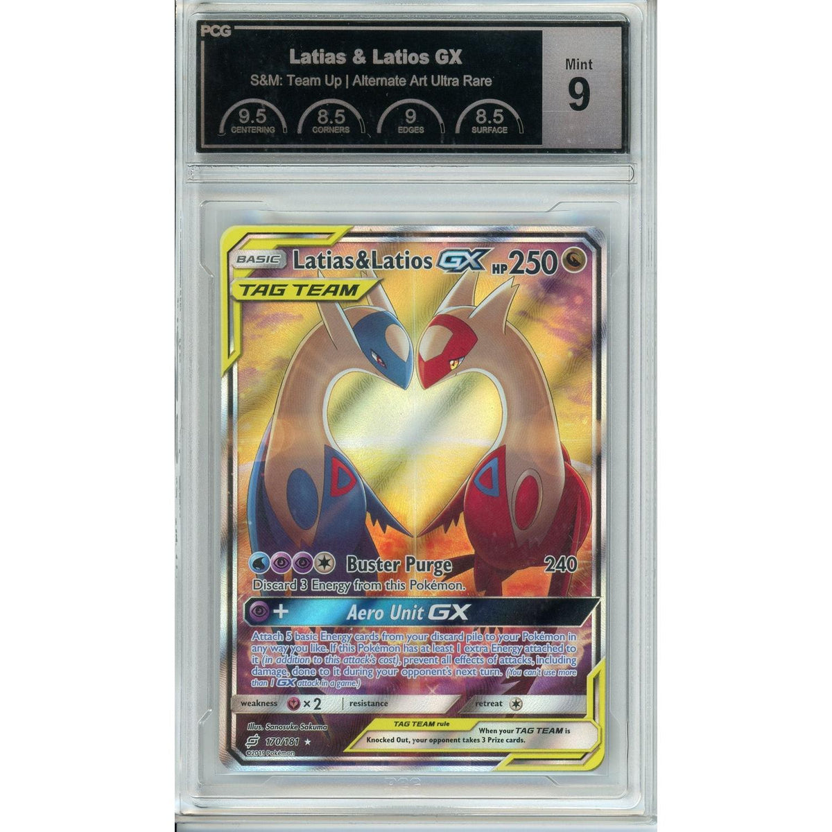 Pokémon Pokemon Graded: Latias & Latios GX Pcg 9