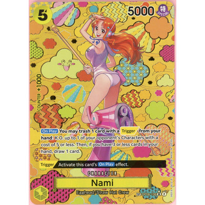 One Piece TCG One Piece Single: Nami Op08-106 Emperors In The New World Special Rare NM