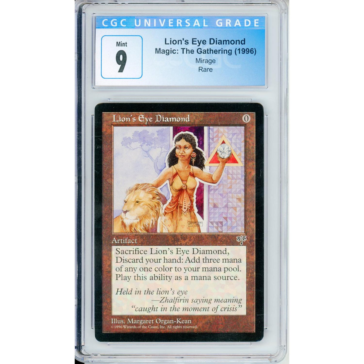 Magic The Gathering MTG Graded: Lion'S Eye Diamond Mirage (1996) CGC 9