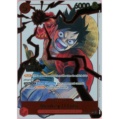 One Piece TCG One Piece Single: Monkey D. Luffy 3rd Anniversary Winner St01-012 Promo NM