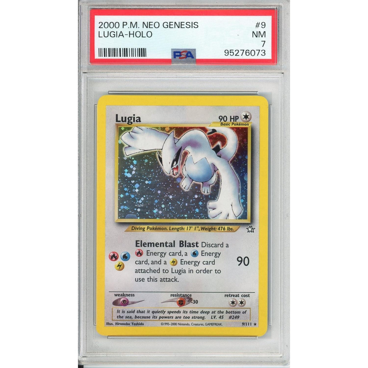Pokémon Pokemon Graded: Lugia Neo Genesis Holo PSA 7