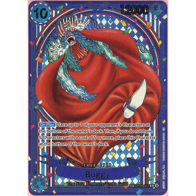 One Piece TCG One Piece Single: Buggy Alt Art Op09-051 The Azure Seas Seven NM