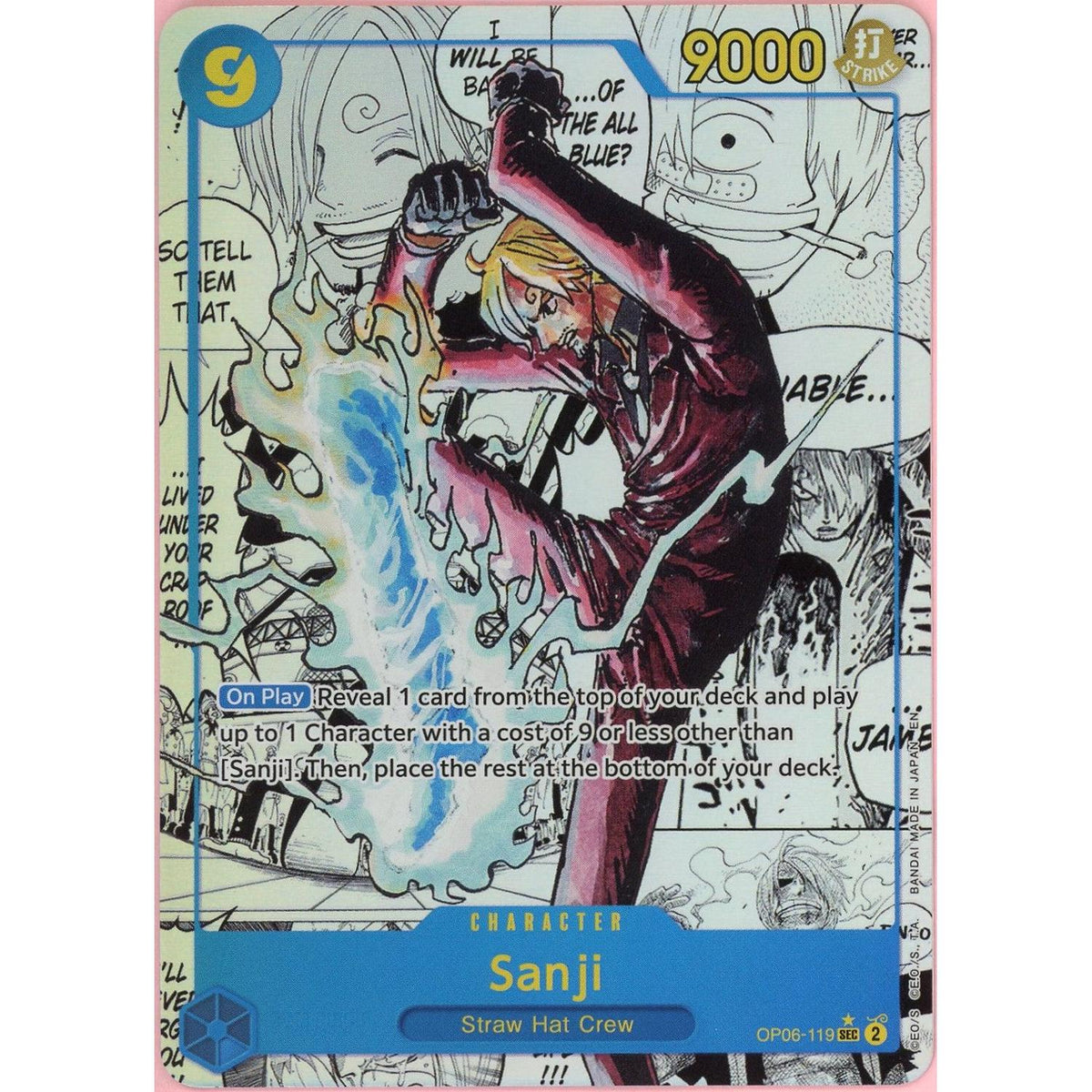 One Piece TCG One Piece Single: Sanji - Op06-119 (Manga) - Prb -The Best- Vol. 2 (Prb-02) LP