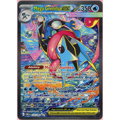 Pokémon Pokemon Single: Mega Greninja EX 116/086 Chaos Rising (2026) SIR NM