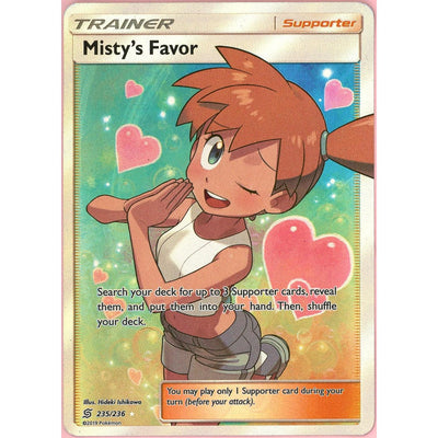 Pokémon Pokemon Single: Misty'S Favor 235/236 Unified Minds (2019) Full Art Holo NM