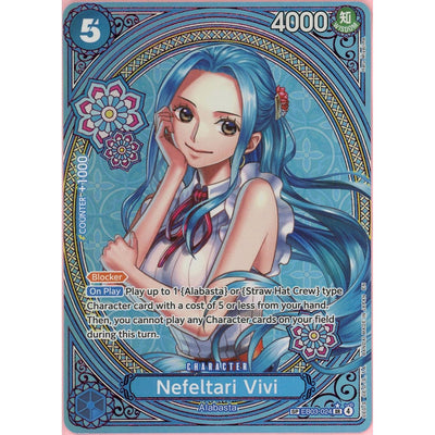 One Piece TCG One Piece Single: Nefeltari Vivi SP Eb03-024 Extra Booster Heroines Edition NM