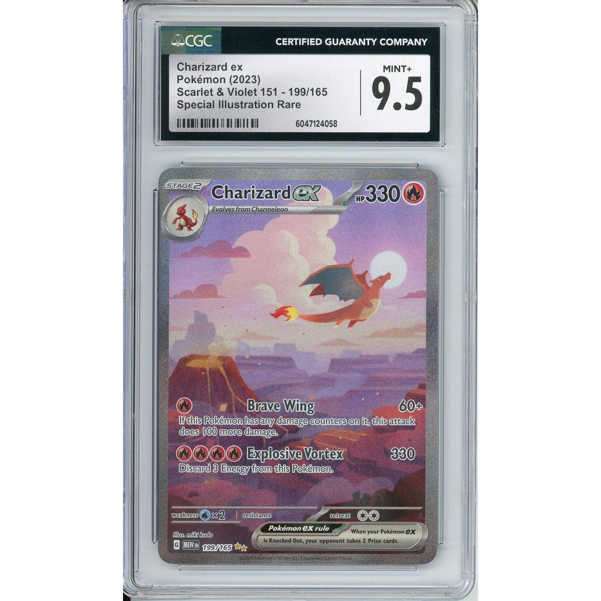 Pokémon Pokemon Graded: Charizard EX CGC 9.5