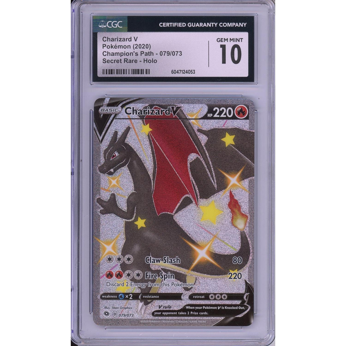 Pokémon Pokemon Graded: Charizard V CGC 10