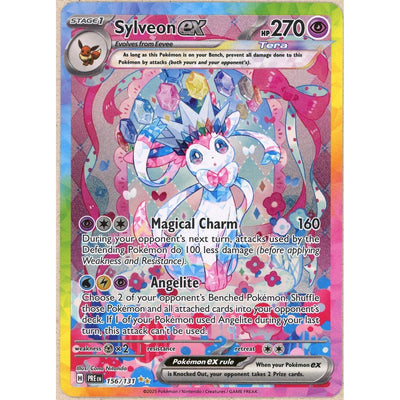 Pokémon Pokemon Single: Sylveon EX 156/131 Prismatic Evolutions (2025) SIR NM