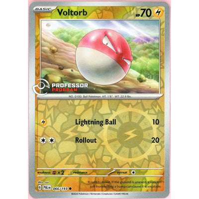 Pokémon Pokemon Single: Voltorb 66/193 Professor Program Stamped (2023) Reverse Holo LP