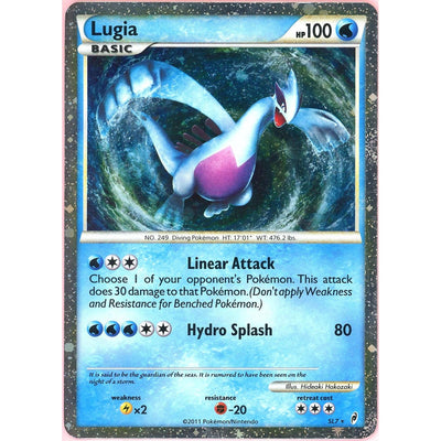 Pokémon Pokemon Single: Lugia #Sl7 Call Of Legends (2011) Holo LP