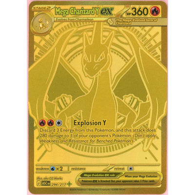 Pokémon Pokemon Single: Mega Charizard Y EX 294/217 Ascended Heroes (2026) Hyper Rare NM