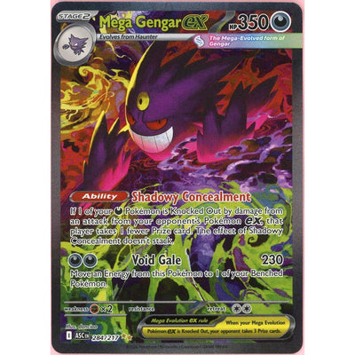 Pokémon Pokemon Single: Mega Gengar EX 284/217 Ascended Heroes (2026) SIR NM