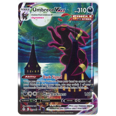 Pokémon Pokemon Singles: Umbreon VMAX 215/203 Alt SR