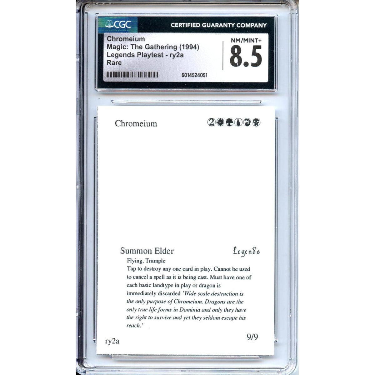Sports Magic Graded: Chromeium CGC 8.5