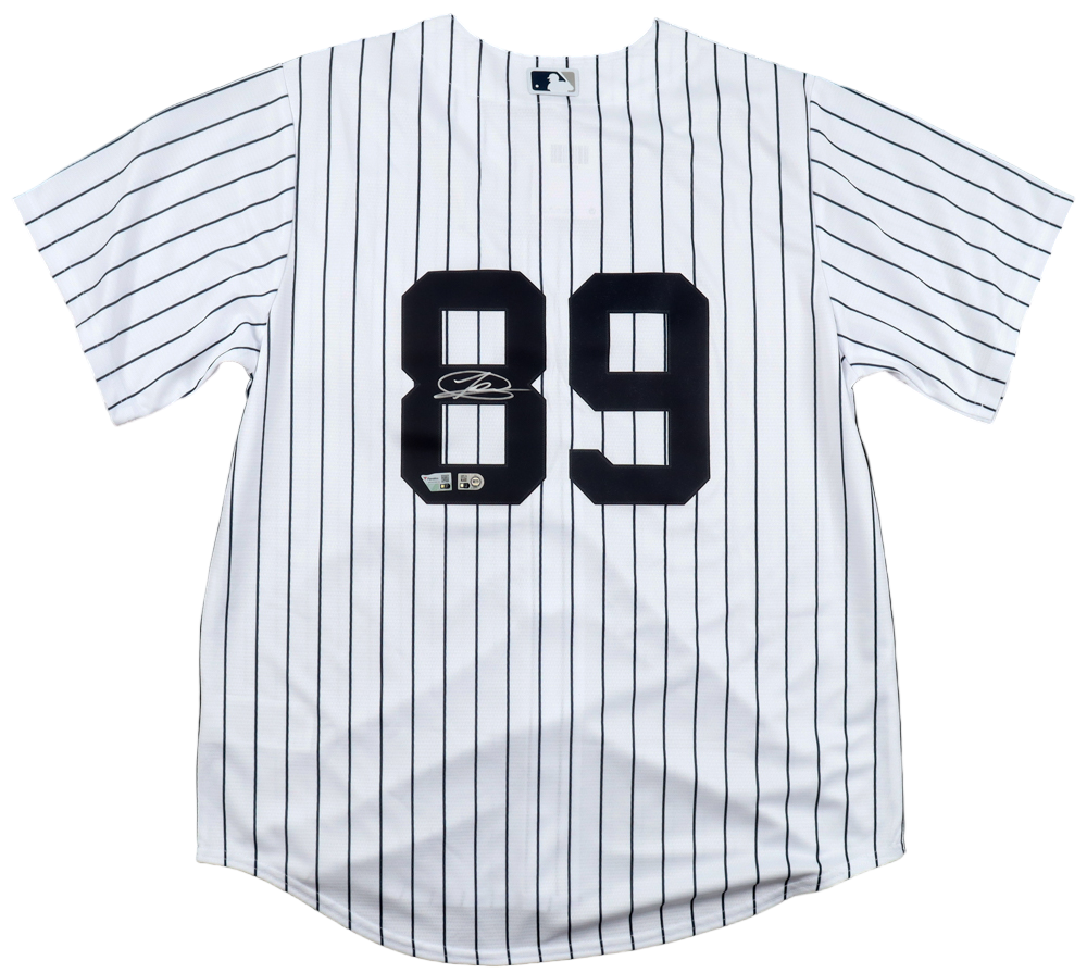 Baseball Jasson Dominguez Autographed Jersey Jsa Authenticated (MLB & Fanatics)