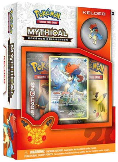 Mythical Keldeo Collection Box
