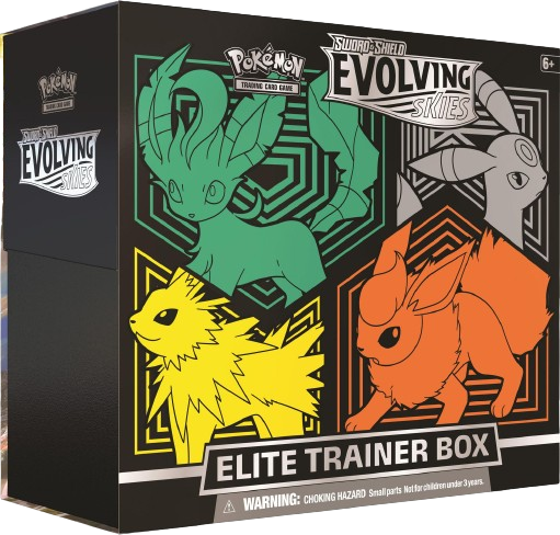Pokémon Evolving Skies Jolteon, Flareon, Umbreon & Leafeon ETB