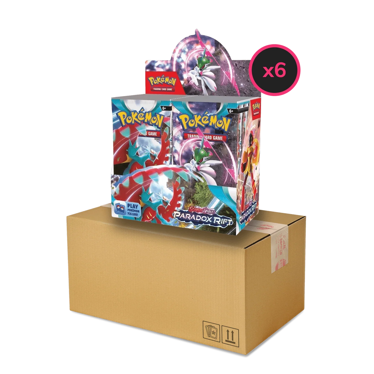 Pokemon TCG - Scarlet & Violet - Paradox Rift - Display Case (6X Booster Boxes)