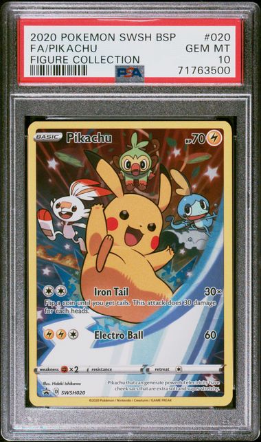 Pokémon PSA 10 Pikachu Figure Collection Swsh