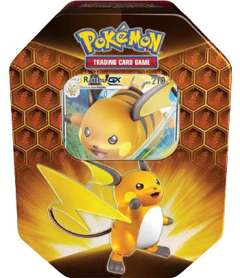 Pokémon Raichu GX Elemental Power Tin