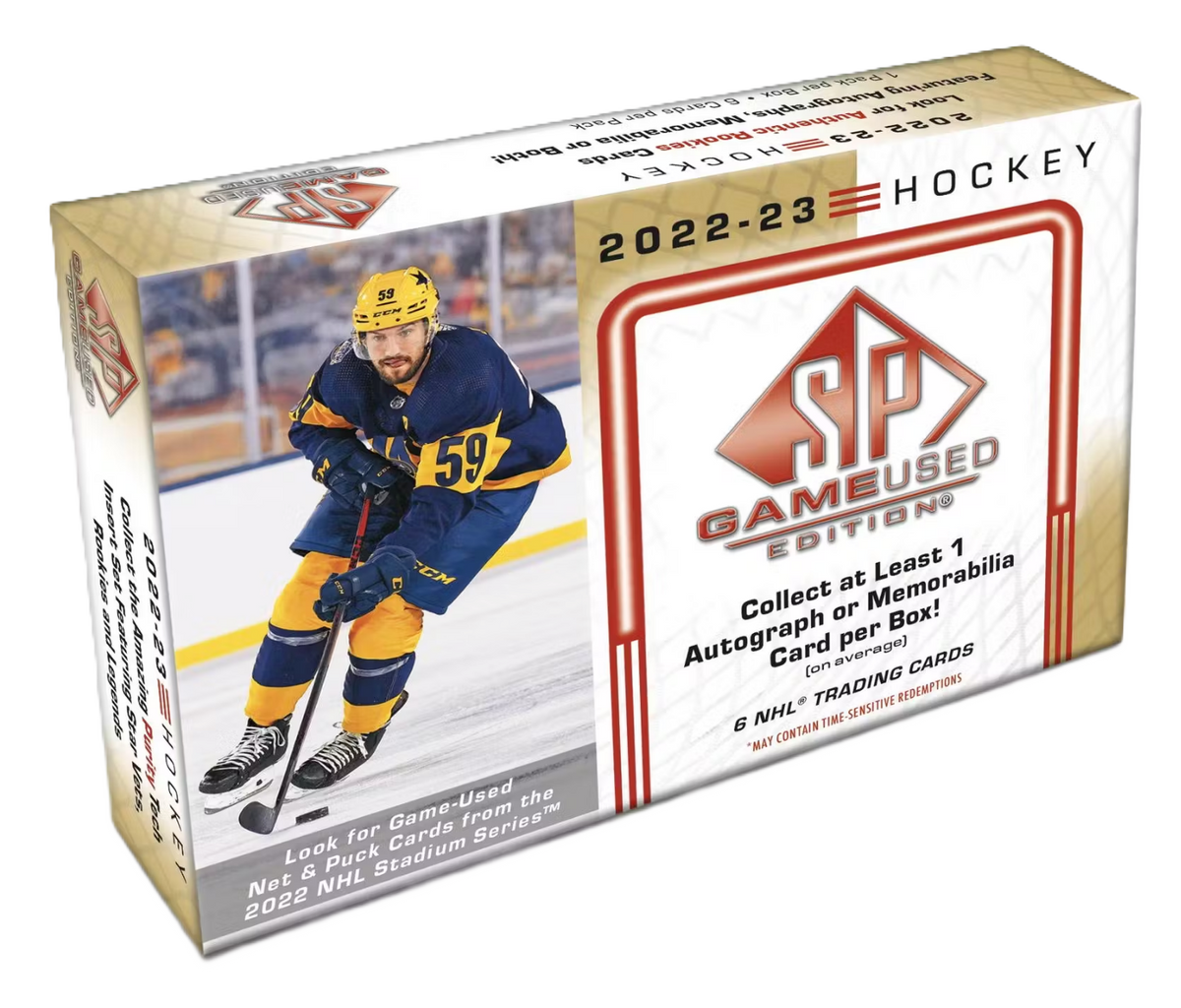 Basketball Upper Deck 2022-23 Upper Deck SP Game Used Hockey Hobby Box