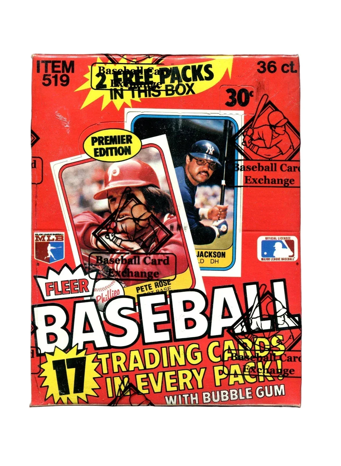 1981 Fleer Baseball Wax Box (Bbce Wrapped)