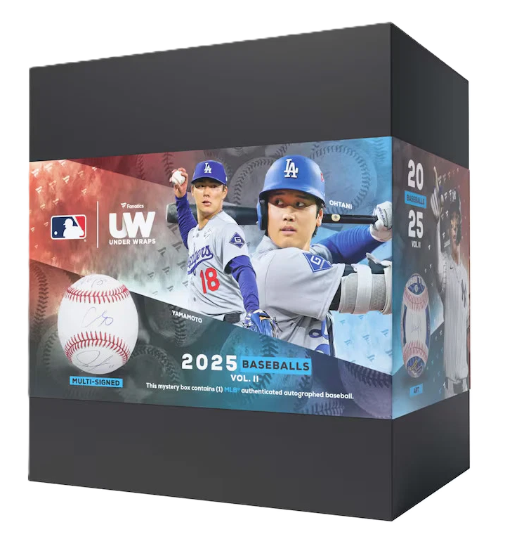 Baseball 2025 Fanatics Under Wraps MLB Baseball Volume-2 (Single Mystery Box)