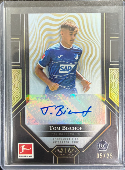 Soccer Topps 2022-23 Topps Tier One Bundesliga - Tom Bischof - #Bma-Tbi - Topps Certified Ball Magnet Autograph Card 05/25