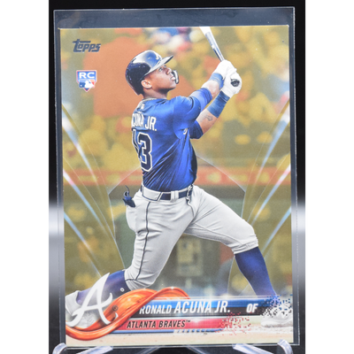 Baseball Topps 2018 Topps Update Baseball - Ronald Acuna Jr Us250 - Gold /2018